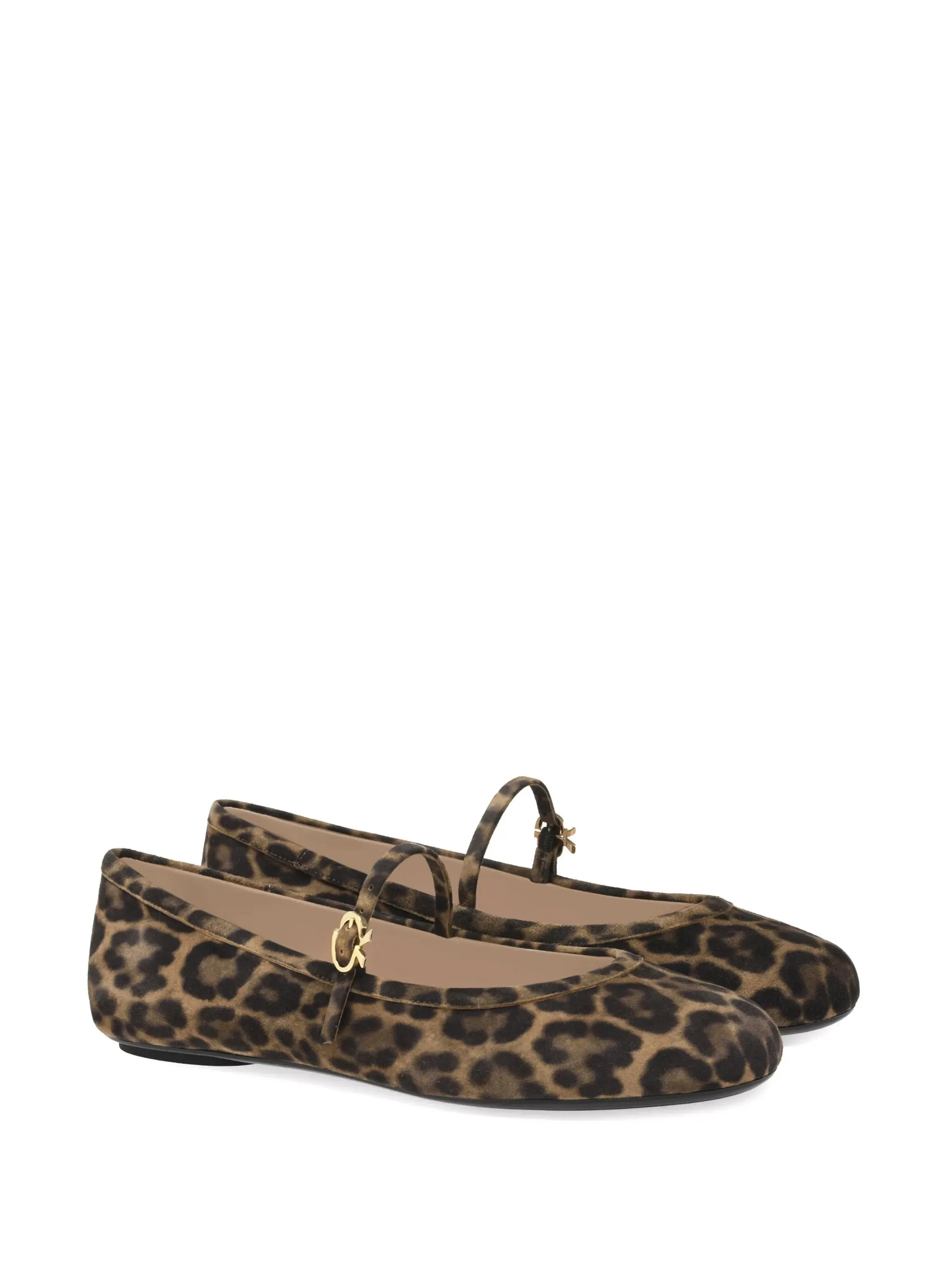 Carla leopard-pattern ballerina shoes Styles Of Flat Shoes