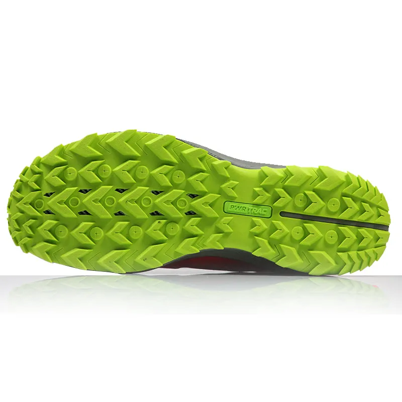 Running Shoes For Winter Saucony Peregrine 10 Men's Trail Shoe - Red Mutant