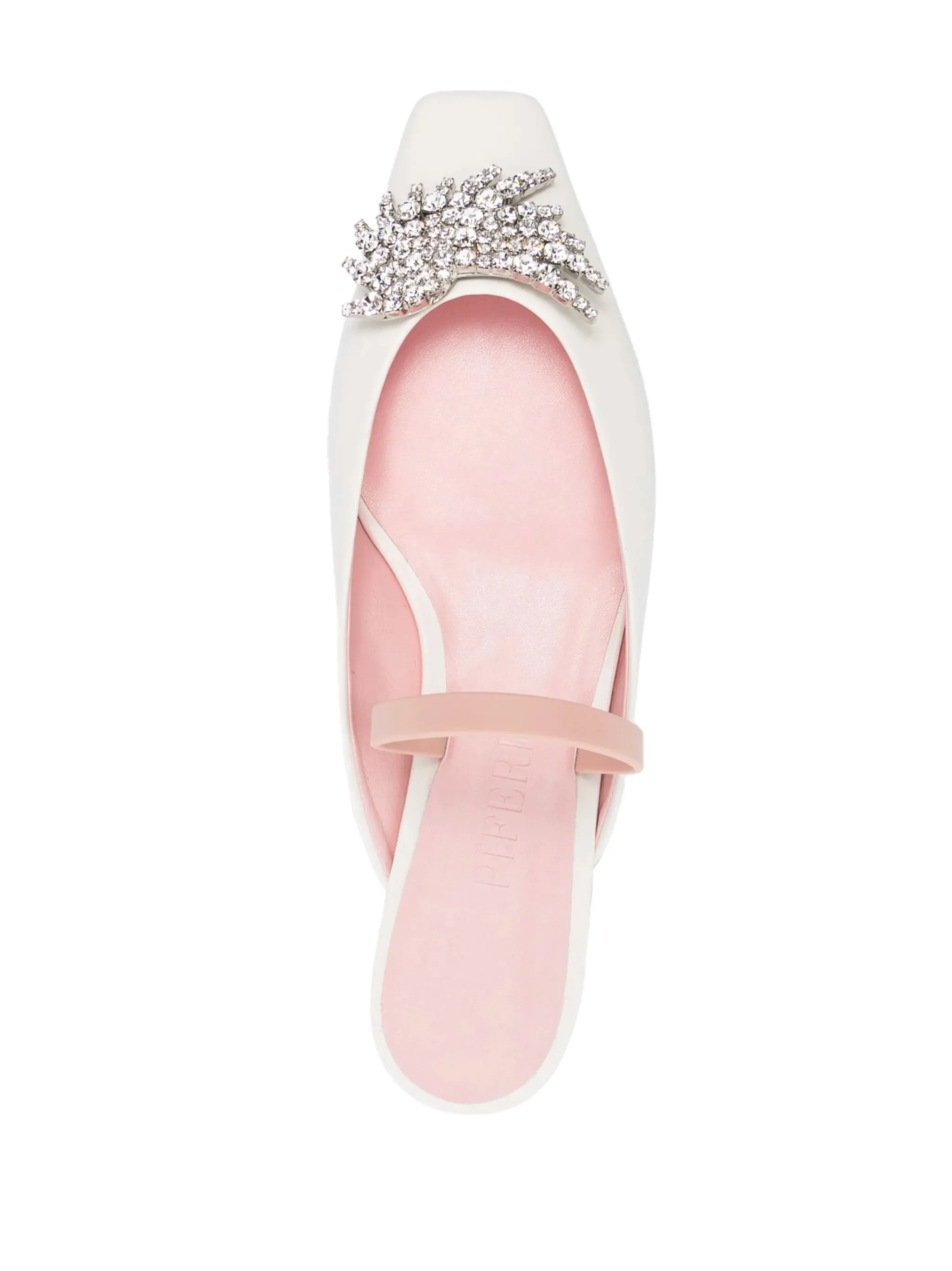 Drizella crystal-embellished ballerina shoes Shoes For Overweight Flat Feet