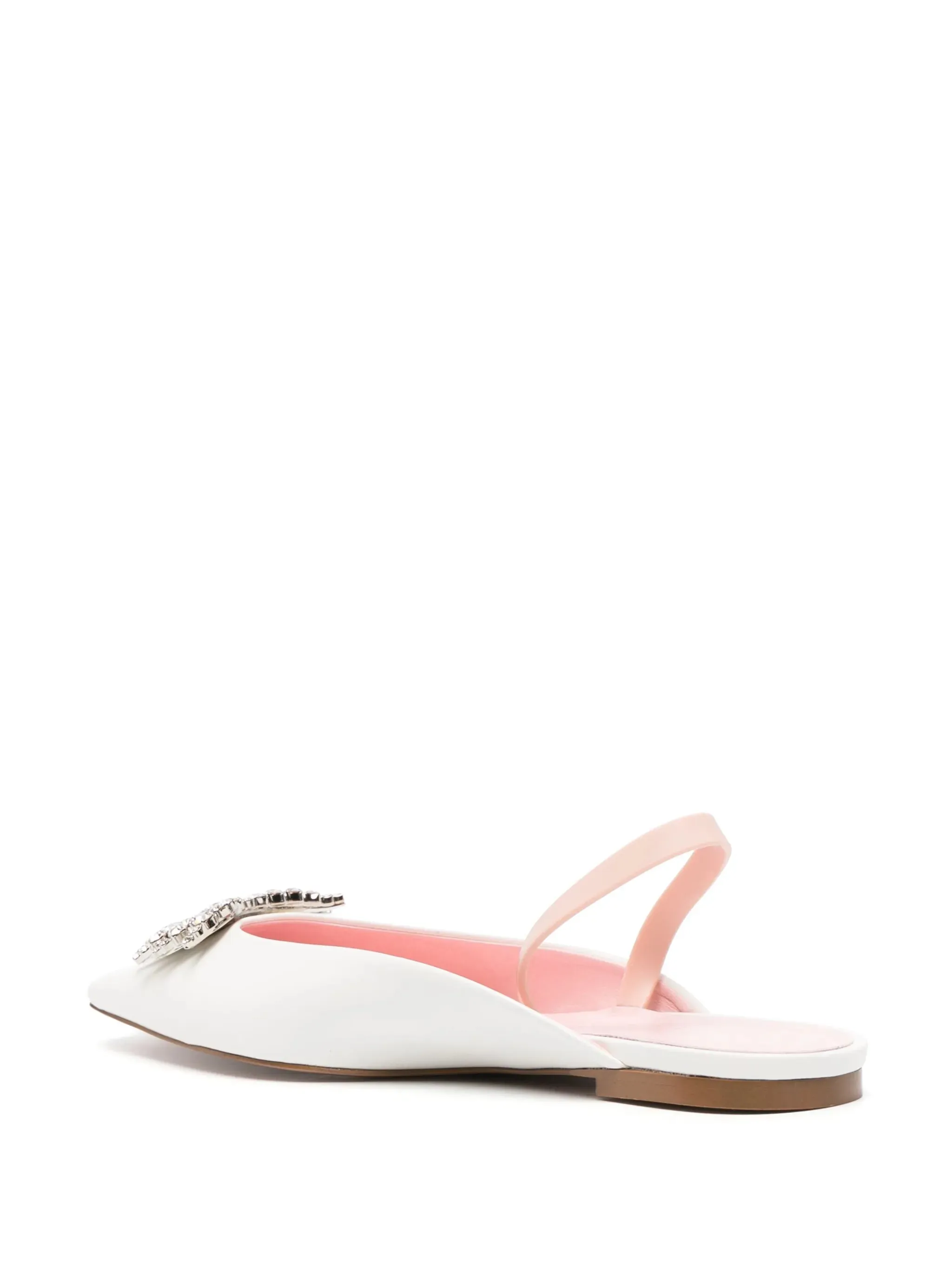 Natural Soul Shoes Flats Drizella crystal-embellished ballerina shoes