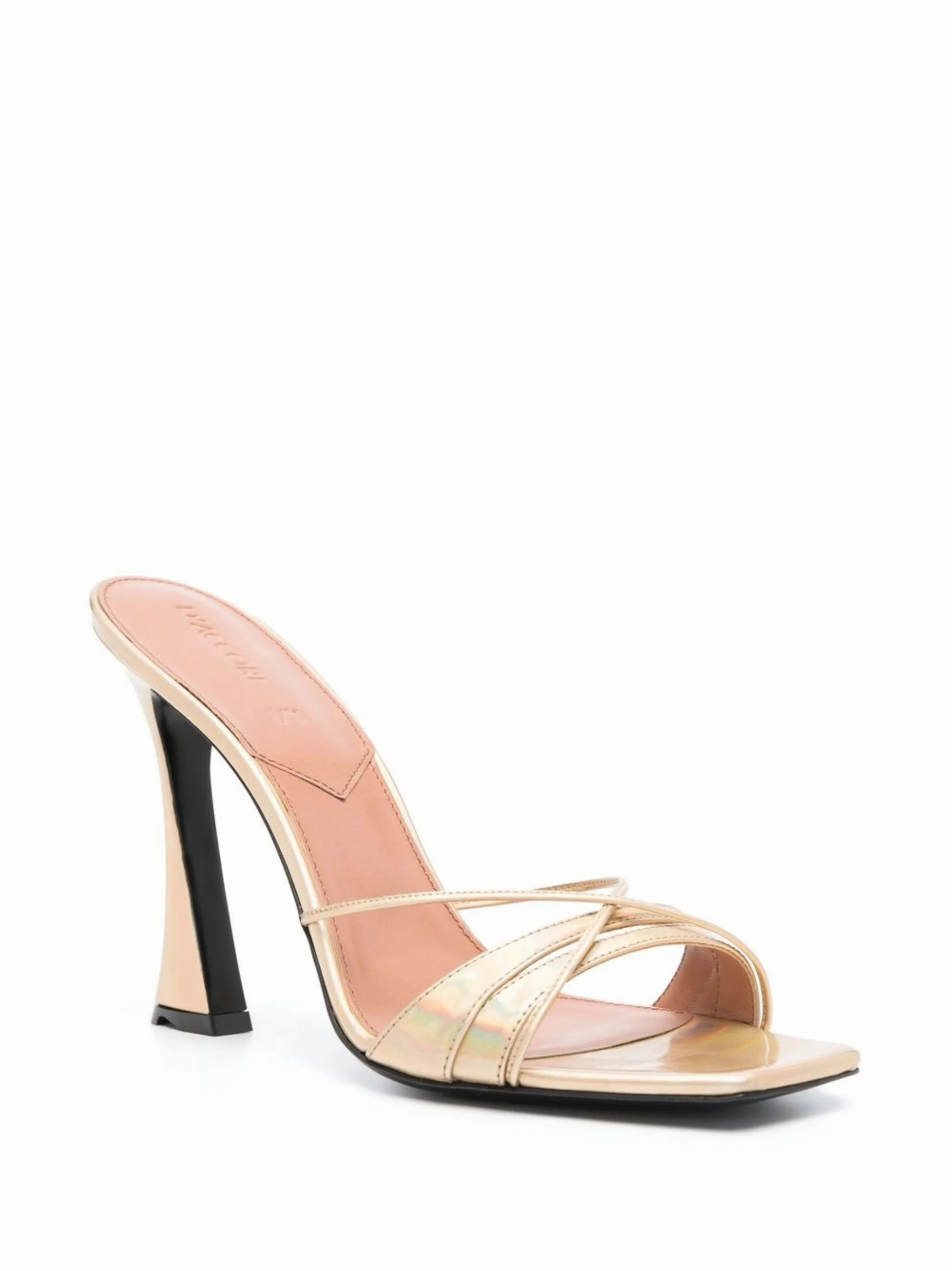 Sandals Grand St Lucian Resort 100mm Lust metallic-effect sandals