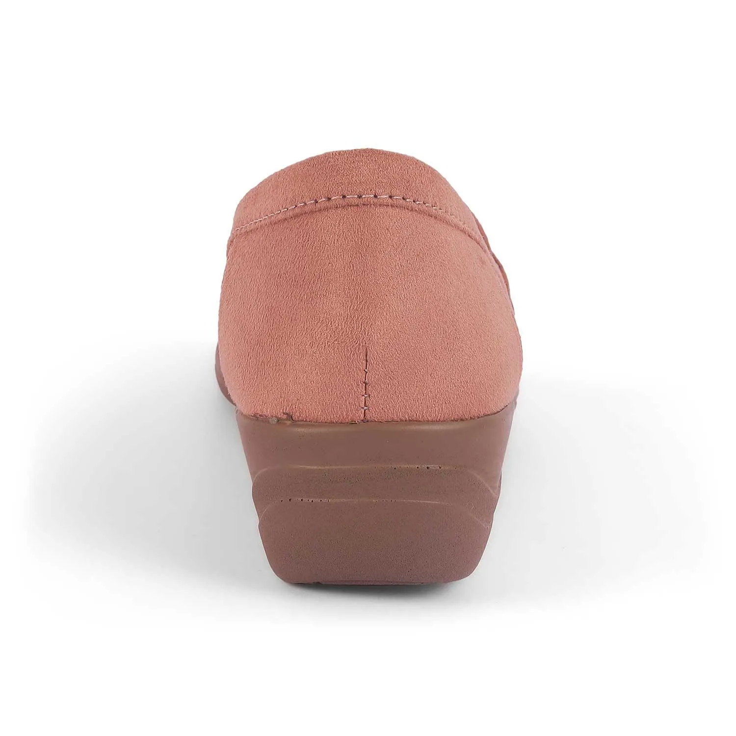 Mid Heel Loafers Tresmode Lucia Pink Women's Casual Wedge Loafers