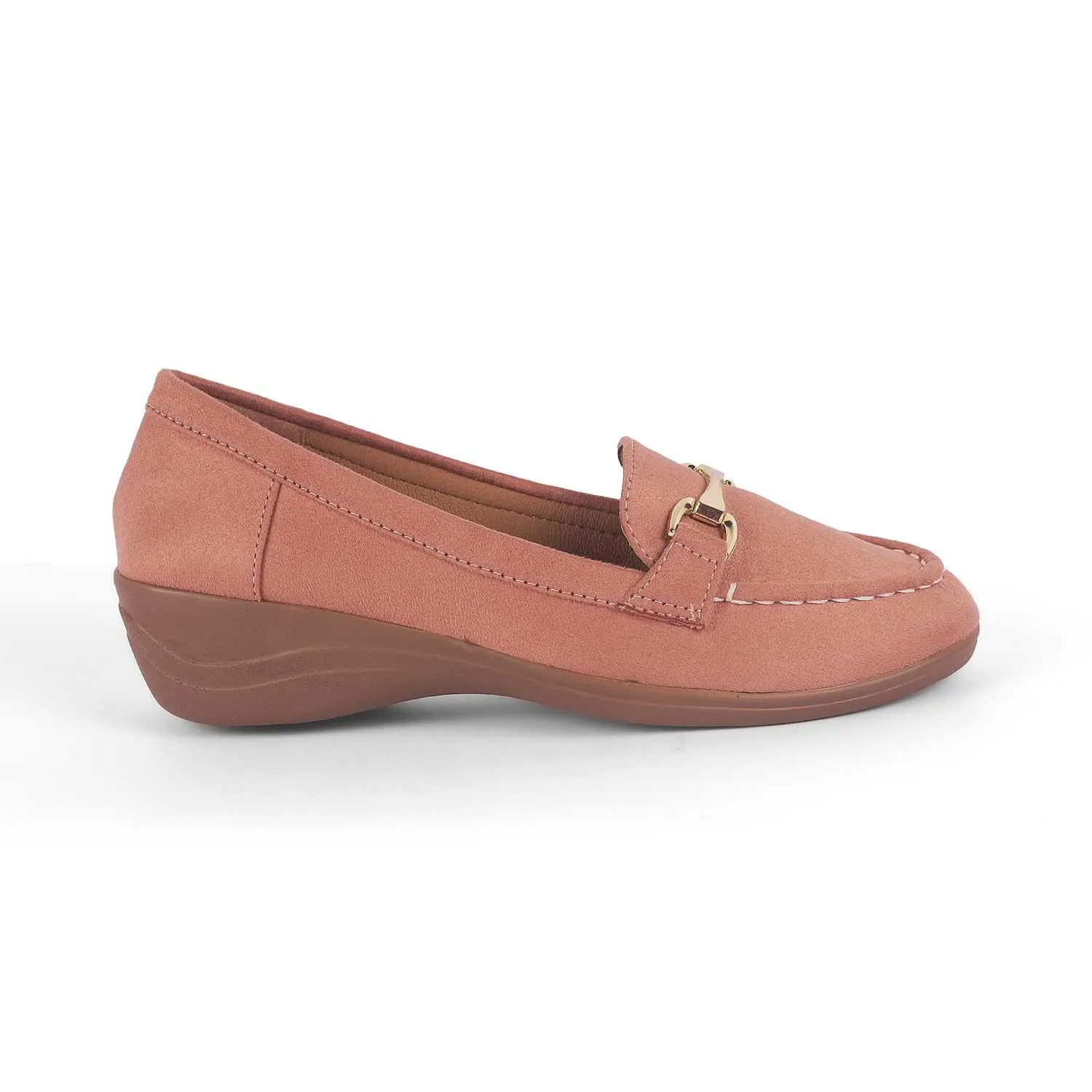 Union Loafers Pizza Tresmode Lucia Pink Women's Casual Wedge Loafers