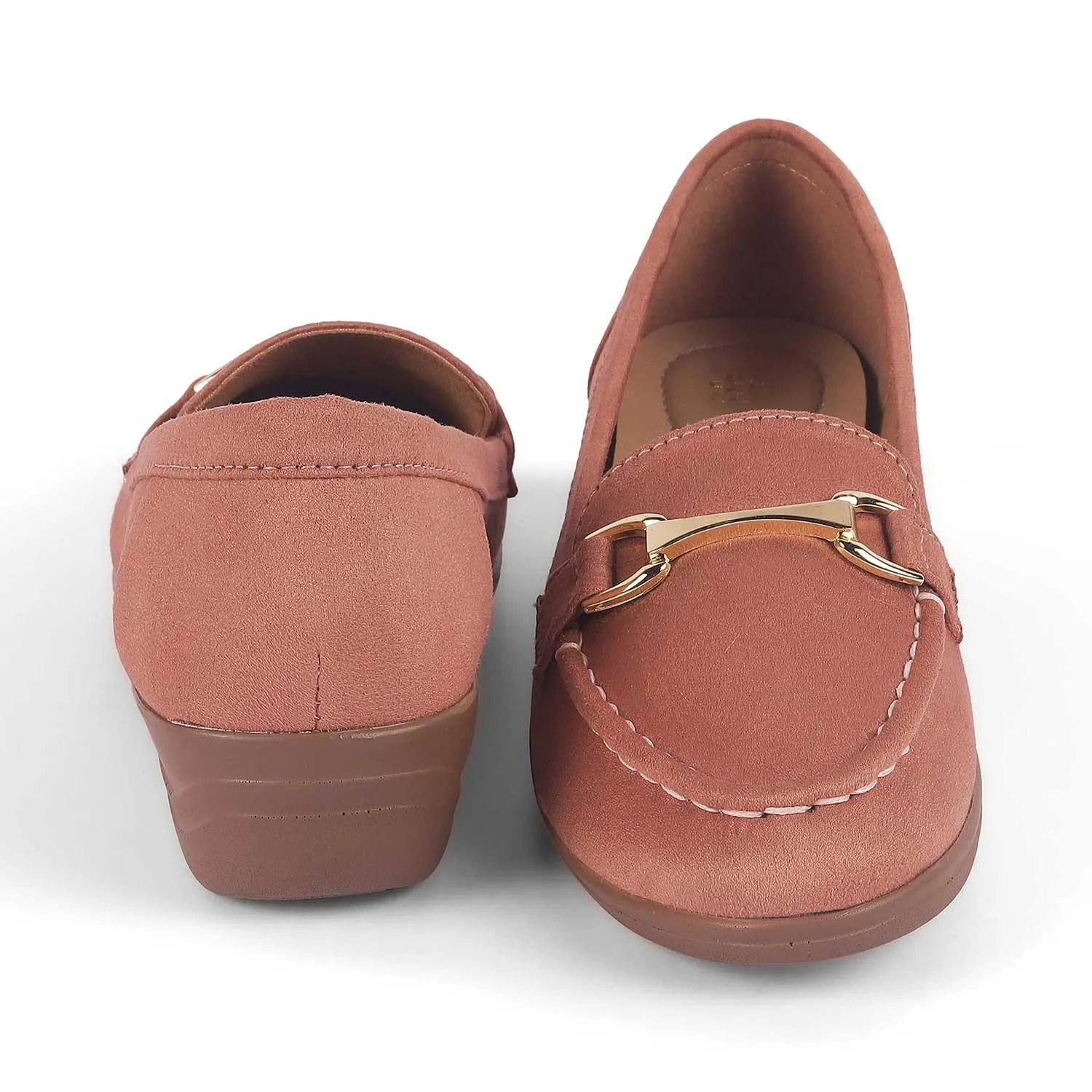 Tresmode Lucia Pink Women's Casual Wedge Loafers Dior Loafers Price