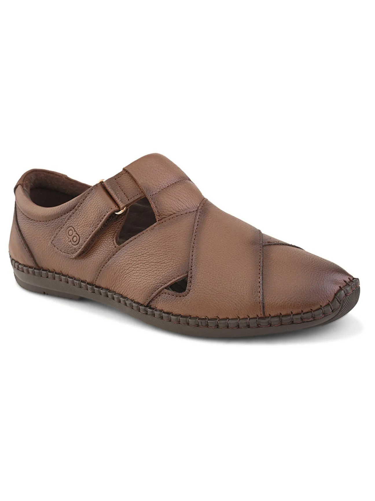 Flatform Sandals Monarch Leather Cushioned Sandals