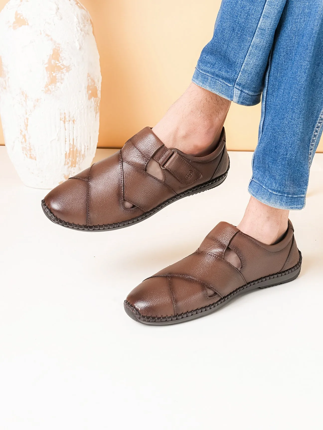 Monarch Leather Cushioned Sandals Franny Sandals