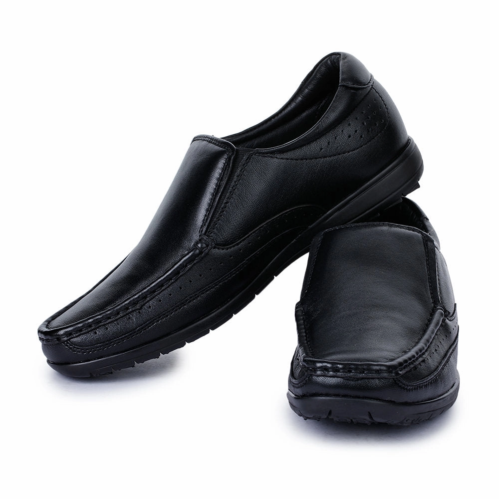 Healers Formal (Black) Slip-On Loafers Shoes For Men FL-1415 By Liberty Macys Loafers