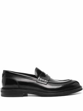 brushed leather loafers Stubbs And Wootton Loafers