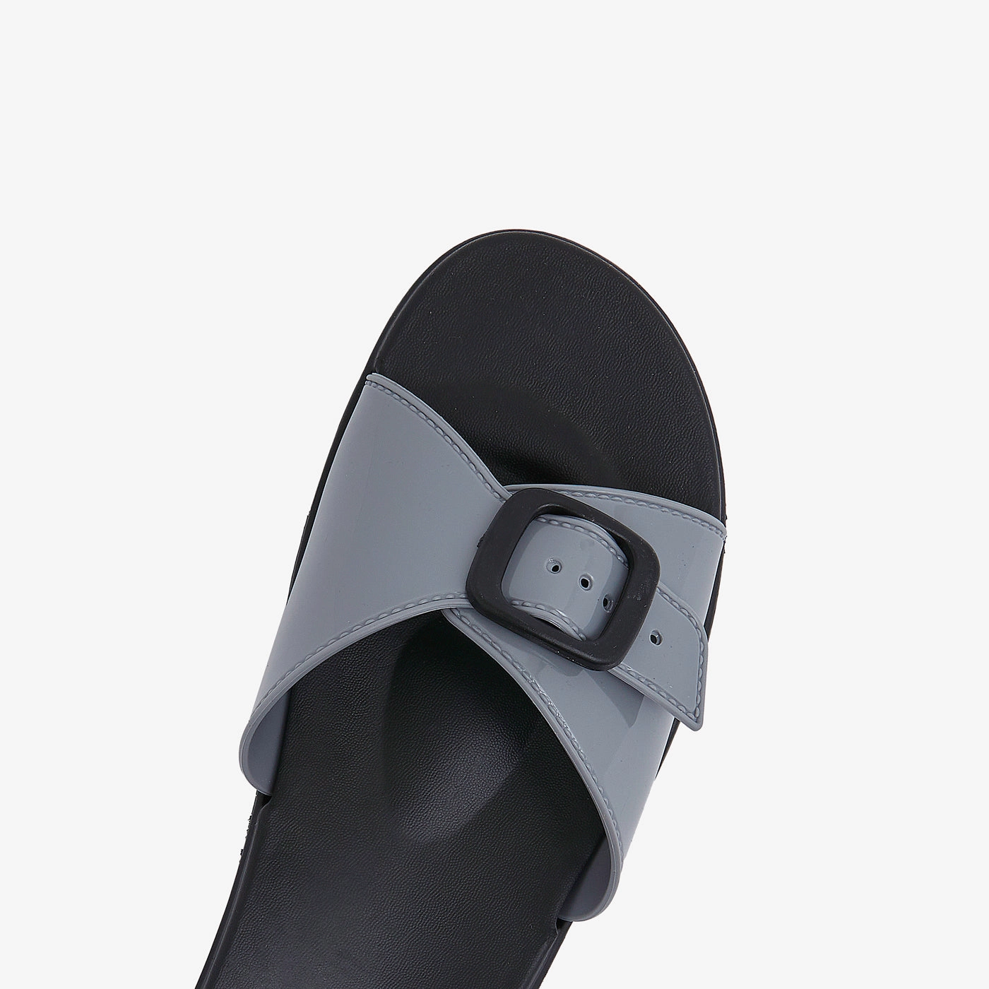 Burgundy Slippers Buckled Ladies Slippers