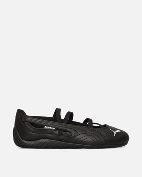 Women's Speedcat Ballet Leather Shoes Black Puma Sankuanz Shoes