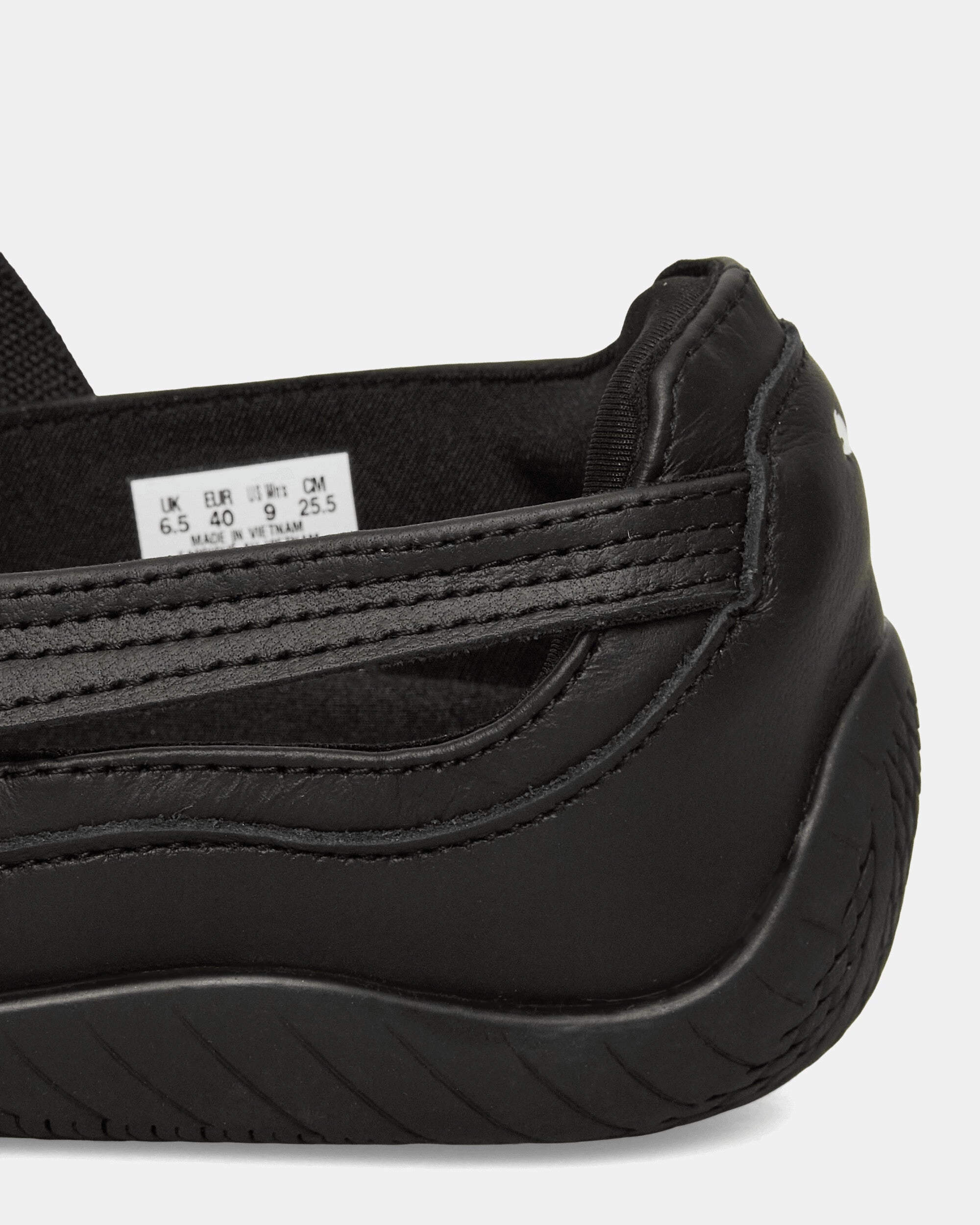 Women's Speedcat Ballet Leather Shoes Black Puma Shoes 2009