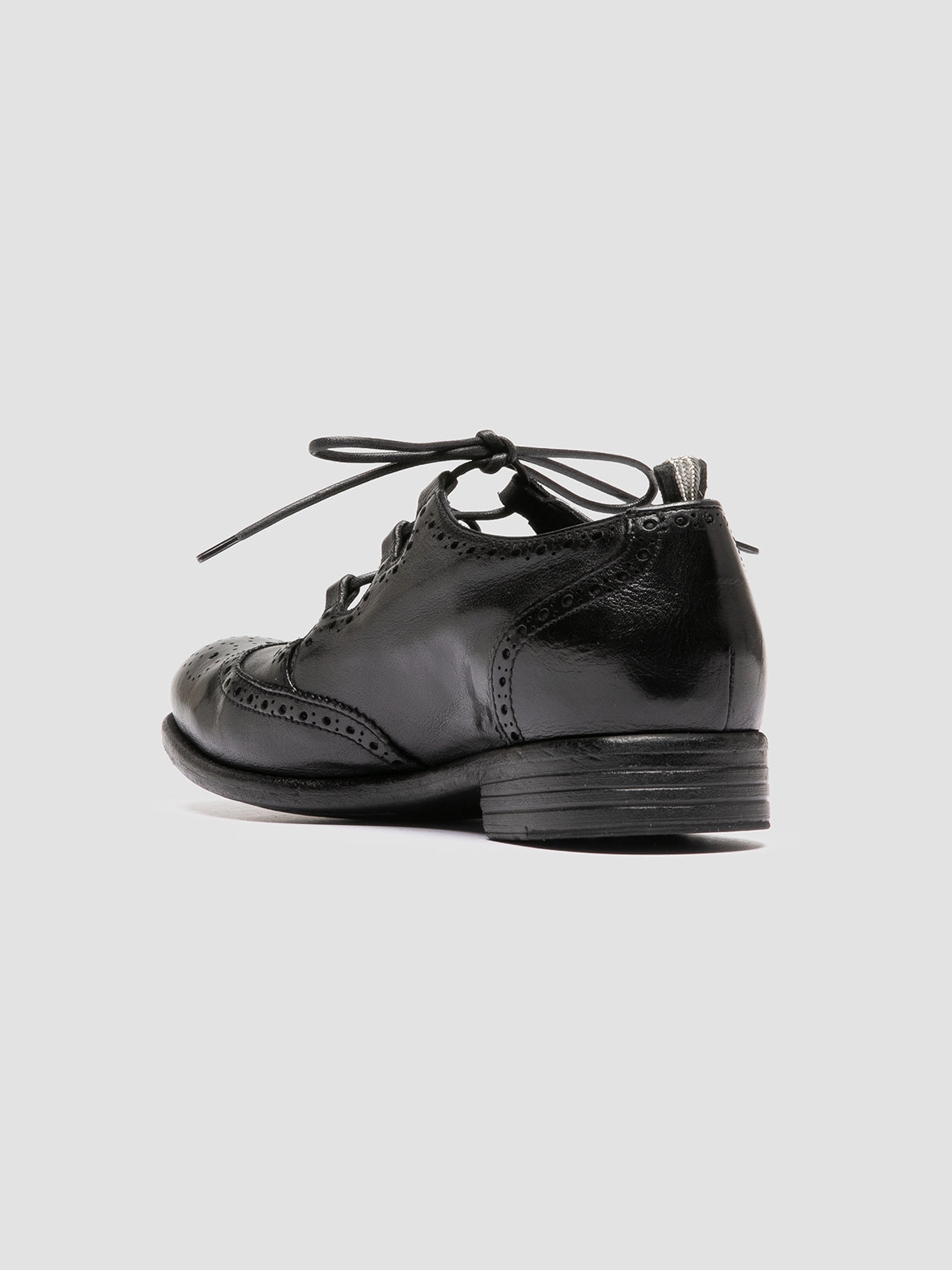 Oxford Boots CALIXTE 079 - Black Leather Oxford Shoes