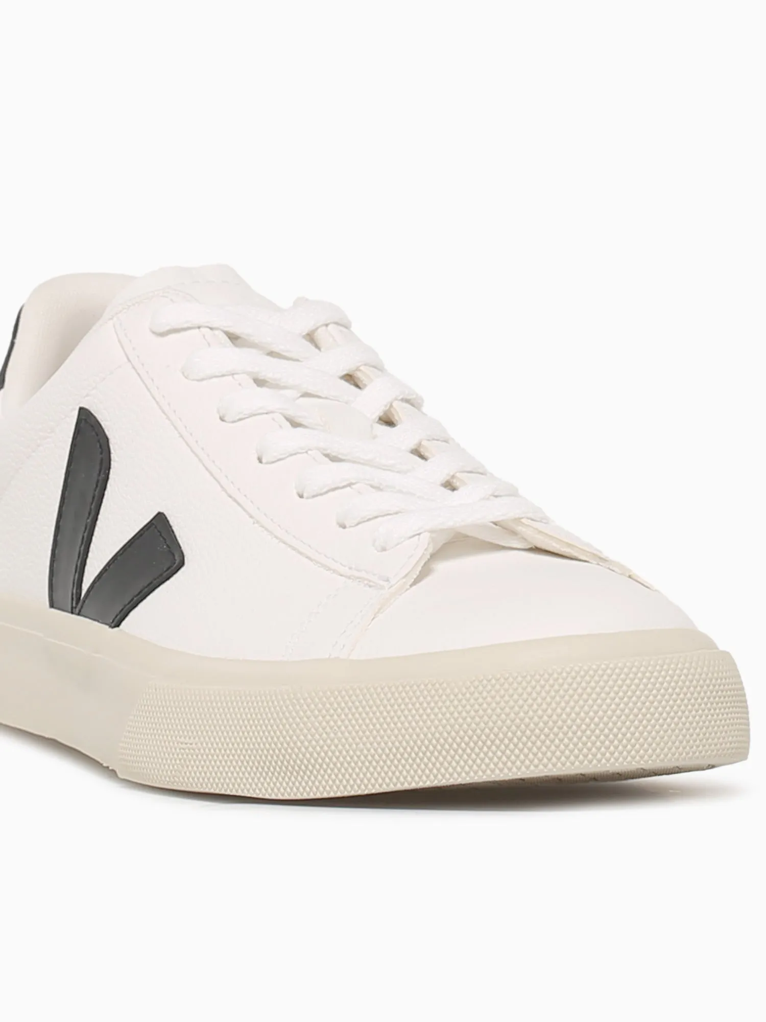 Campo Extrawhite Black Leather Out Of Office Sneakers