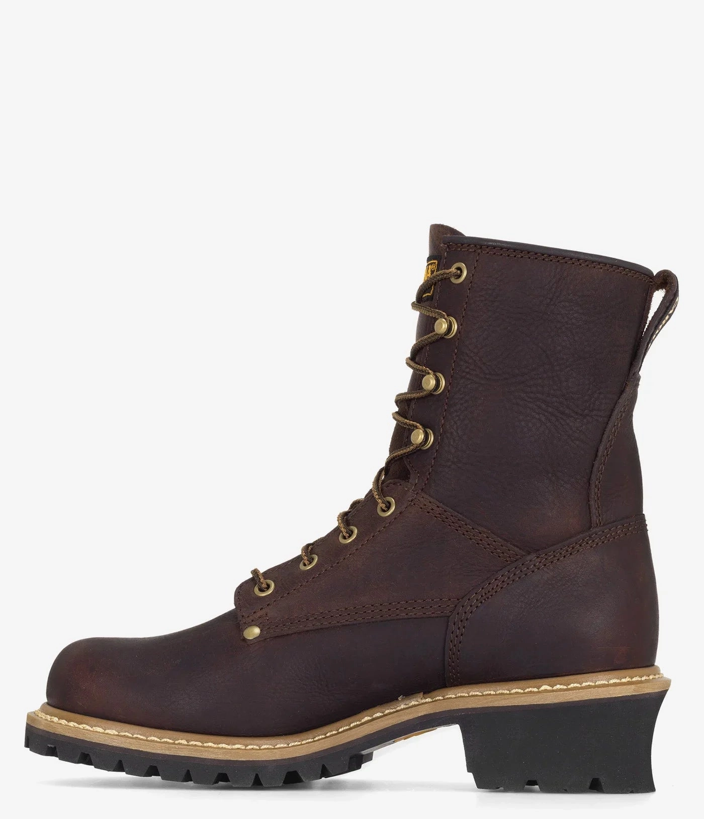 Carolina Elm 8" Leather Logger Boot - Men Steeltoe Boots