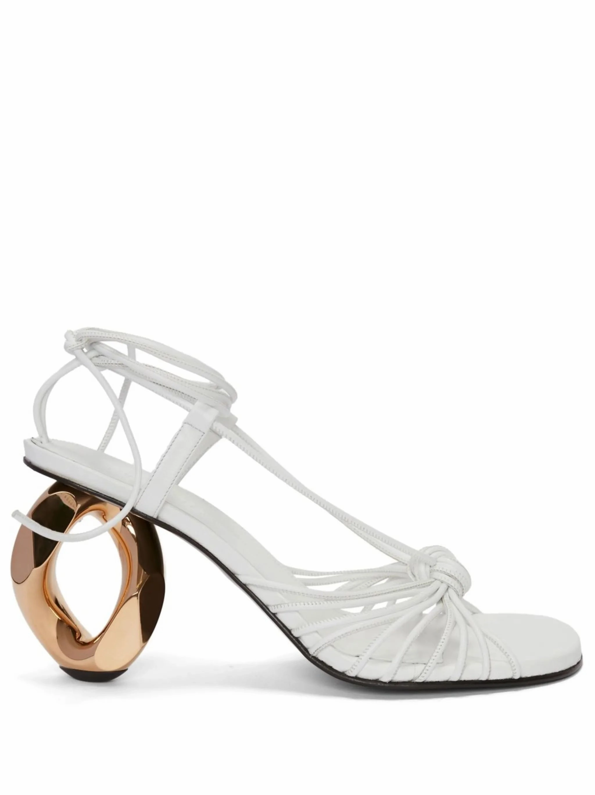 chain-heel leather sandals Sas Sandals Clearance