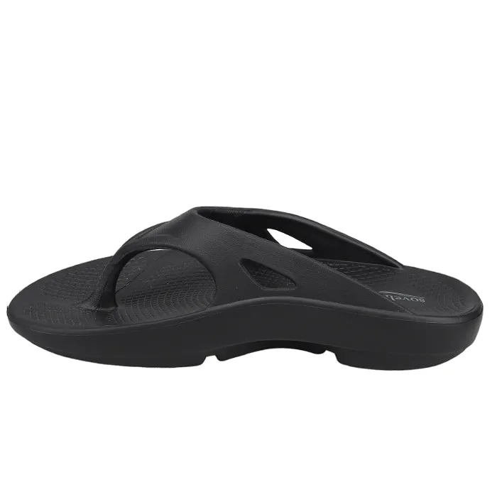 Sovella Men's PF Thong Black Sandals Arch