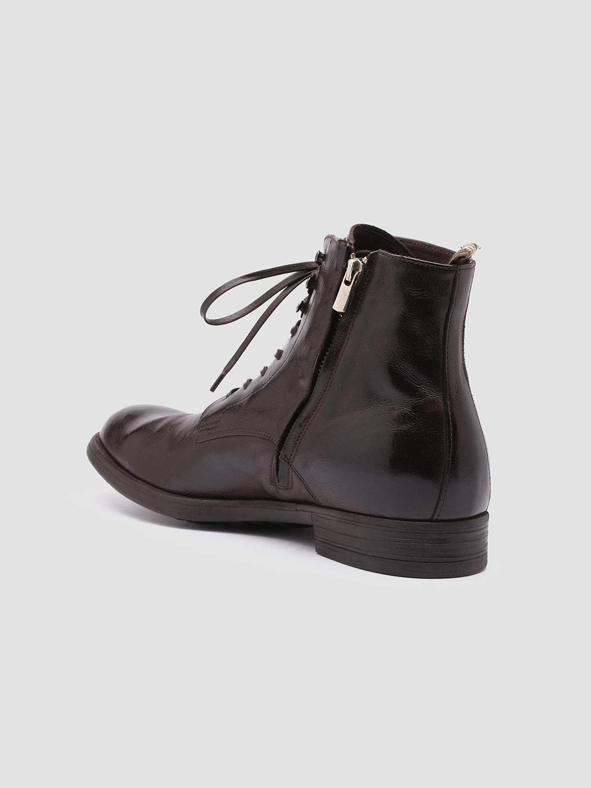 Walking Boots Brown CHRONICLE 004 - Brown Leather Ankle Boots