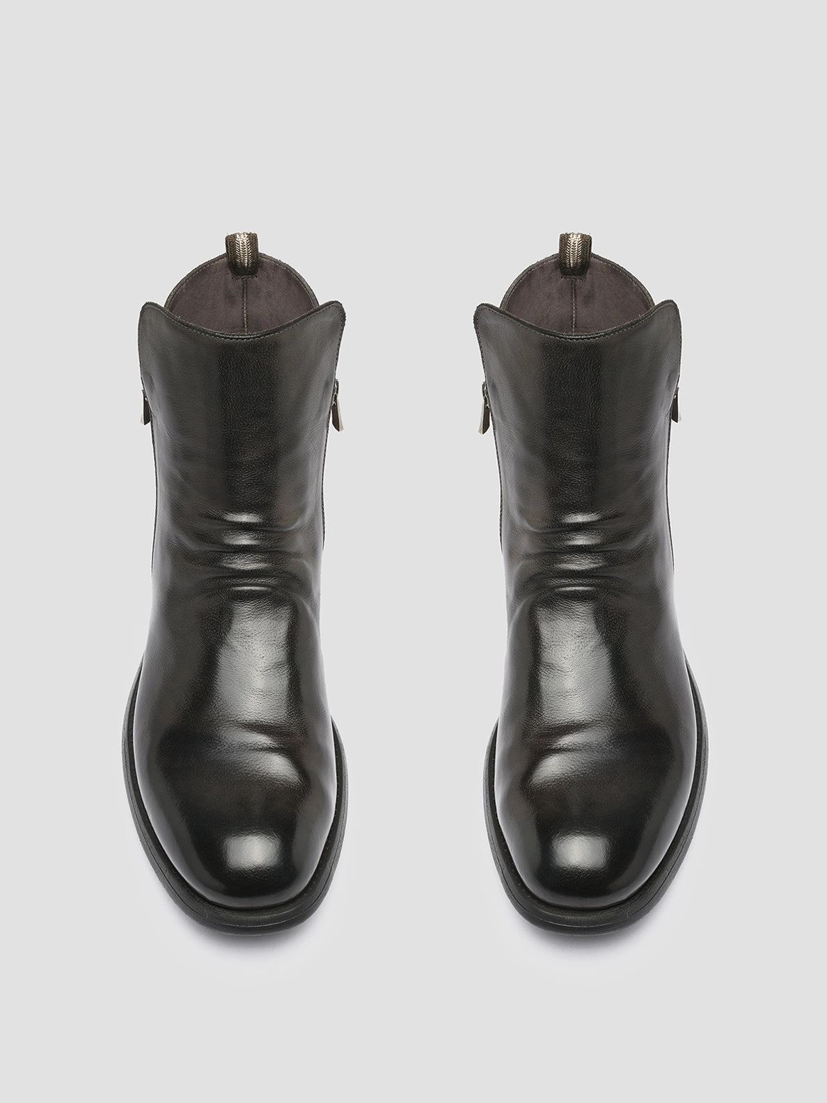 Nashville Tennessee Cowboy Boots CHRONICLE 042 - Grey Leather Ankle Boots