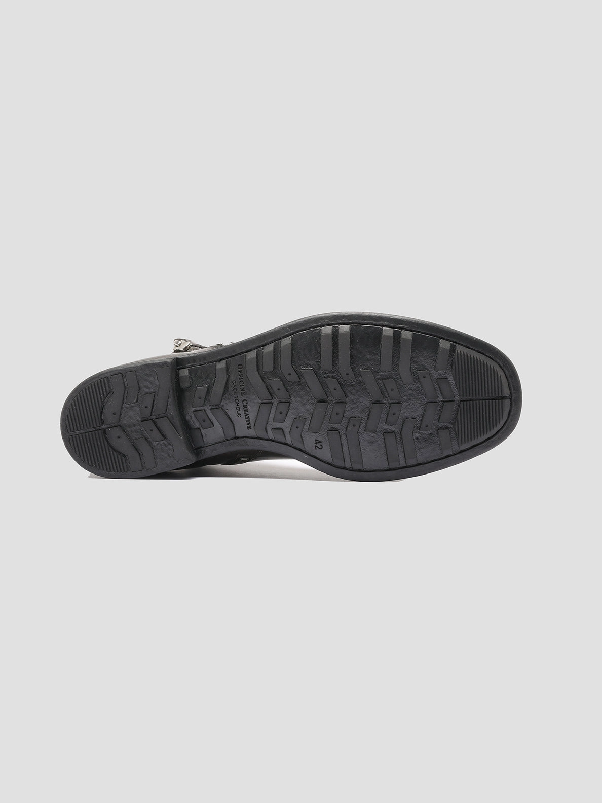 CHRONICLE 042 - Grey Leather Ankle Boots White Alpinestars Boots