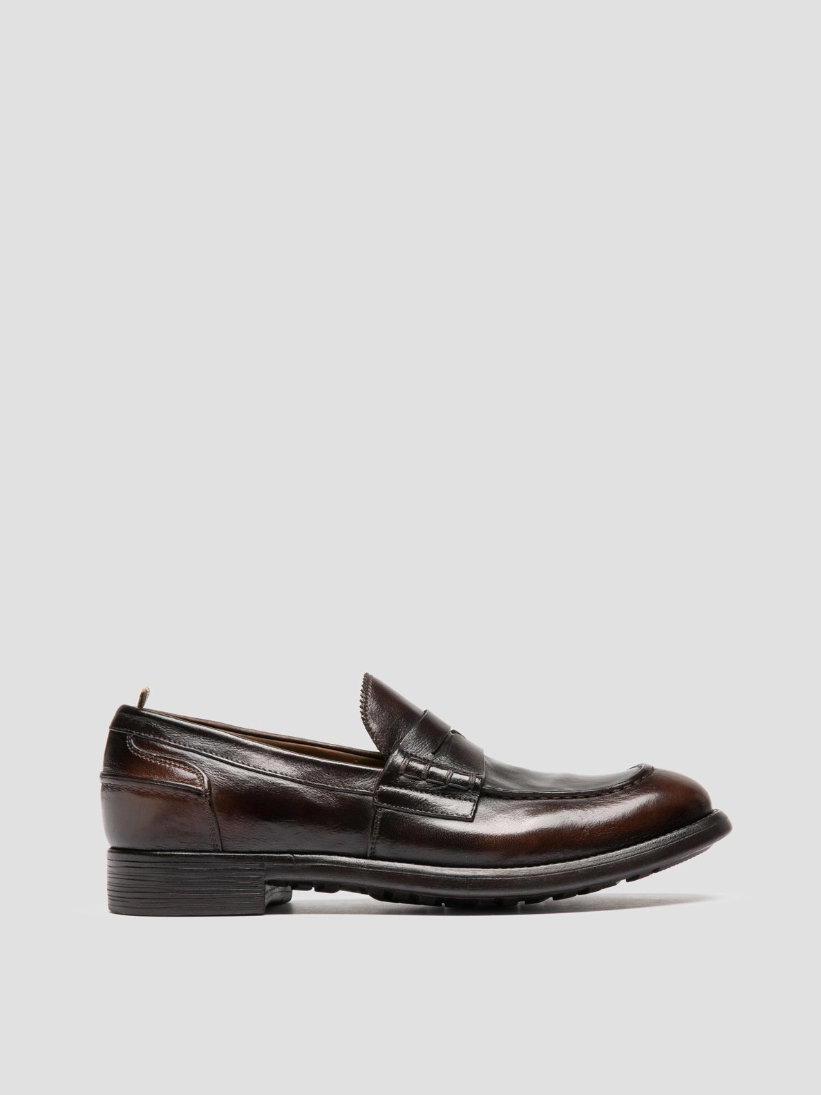Loafers Tan CHRONICLE 056 - Brown Leather Penny Loafer