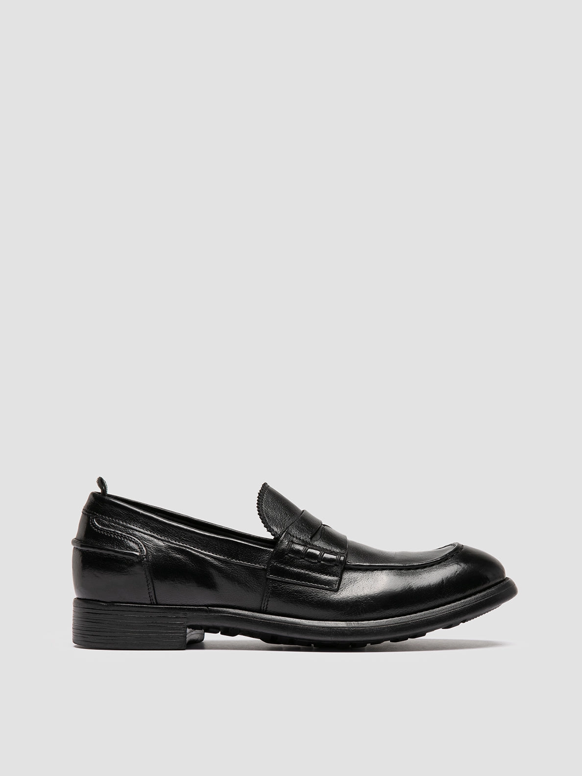 Common Projects Loafers CHRONICLE 056 - Black Leather Penny Loafers