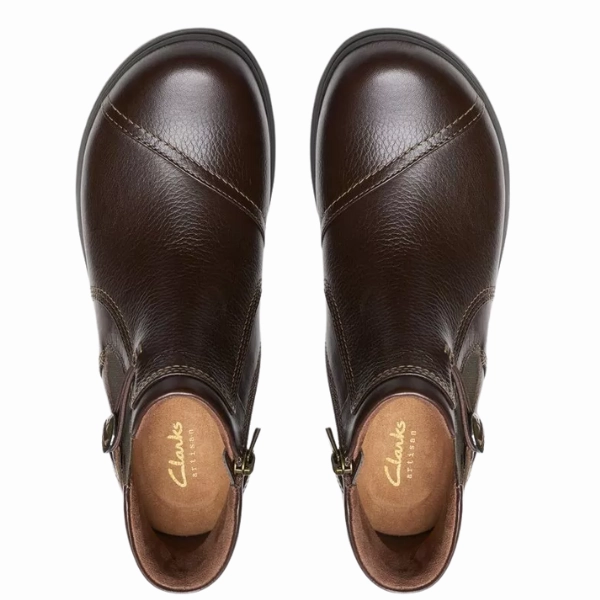 Clarks Women's Certina Joy Wide Brown Ds Knee High Boots