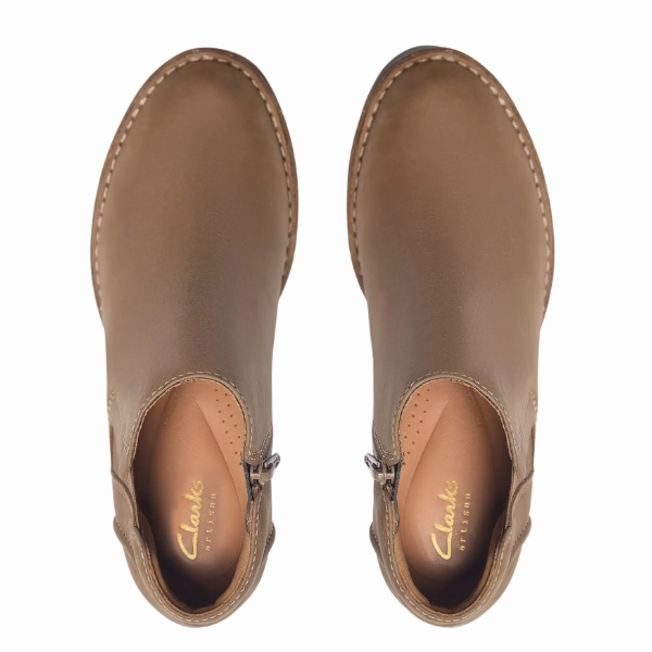 Clarks Women's Kastela Lo Pebble Leather El Potrillo Boots