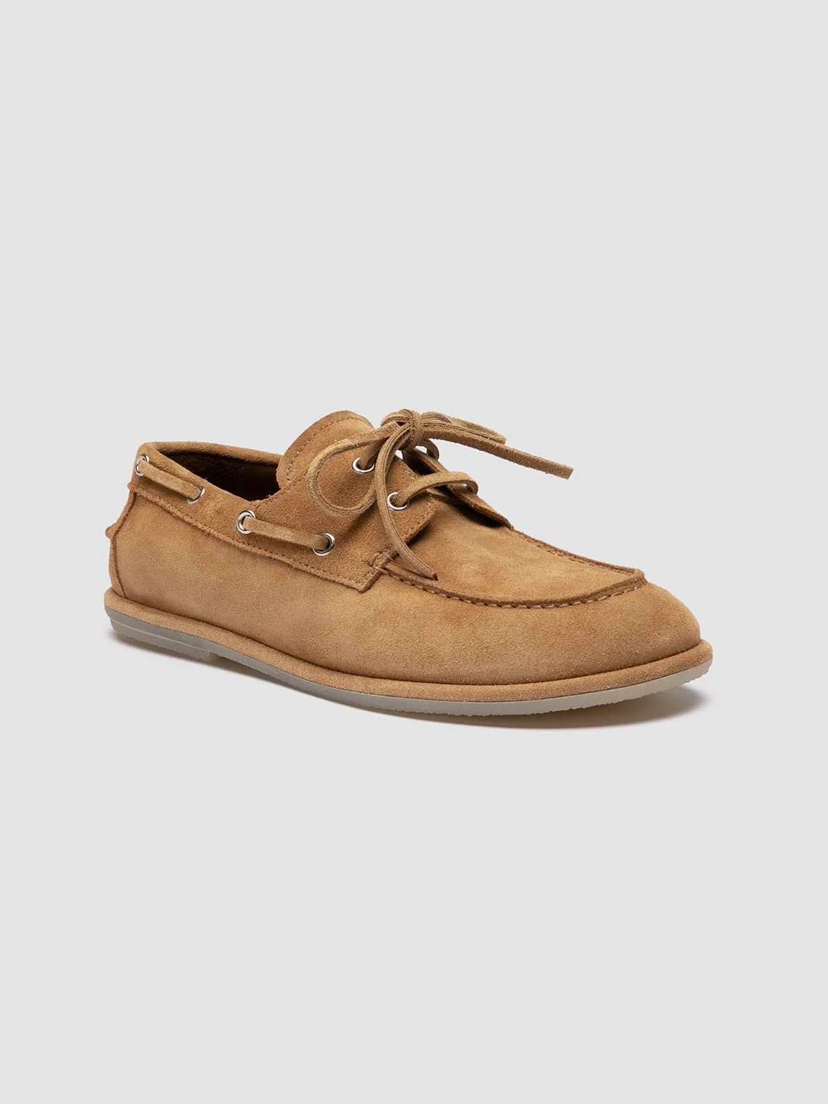 LOVE 101 - Camel Suede Boat Shoes Veronica Beard Suede Loafers