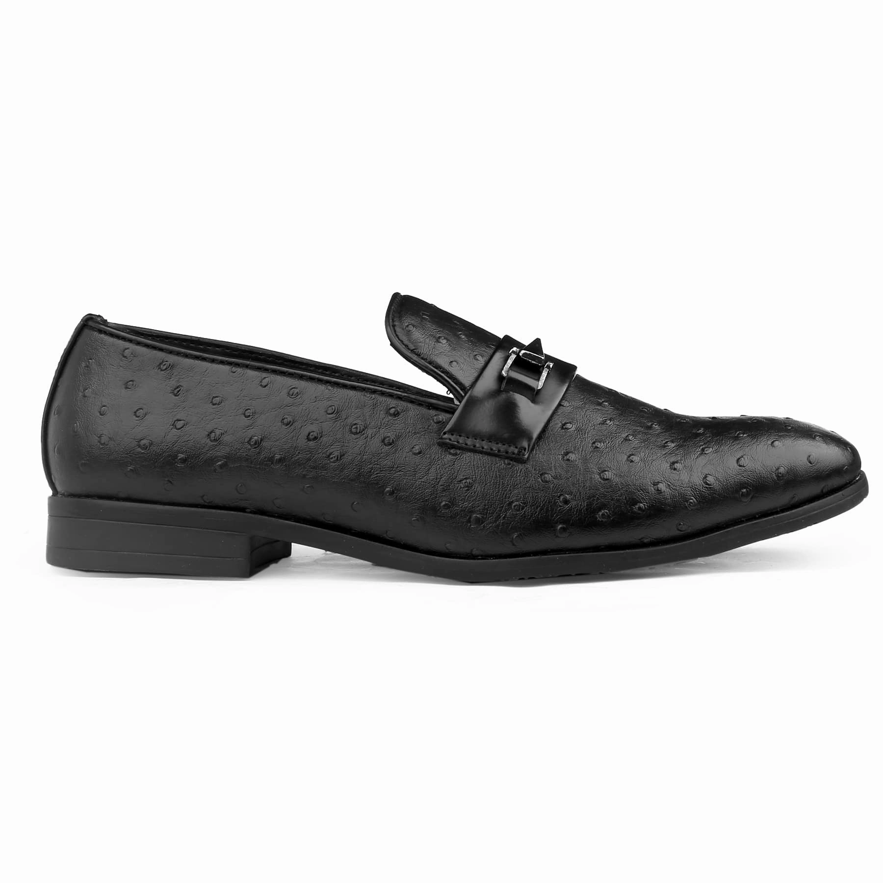 Suede Platform Loafers Bacca Bucci OSTRICH Party Textured Loafers | Wedding Dress Formal Slip-on Shoes