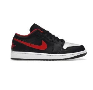 Nike Baseball Training Shoes Nike Men's Air Jordan 1 Low Shoes - Black / Fire Red / White