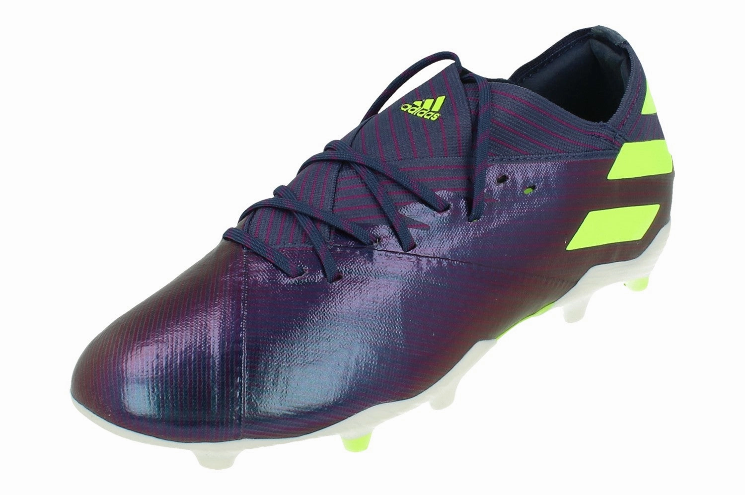 Adidas Nemeziz 19.1 FG Junior Football Boots EG7218 K Leather Soccer Cleats