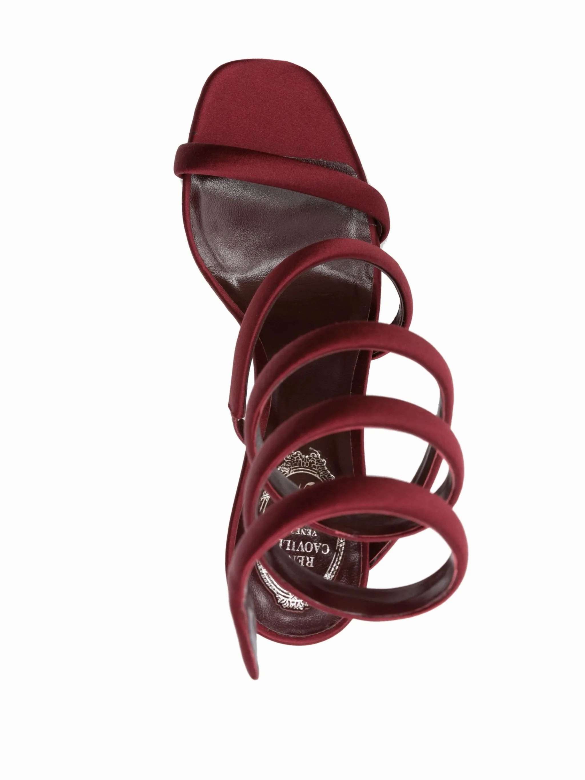 Bling Sandals Cleo 105mm satin sandals