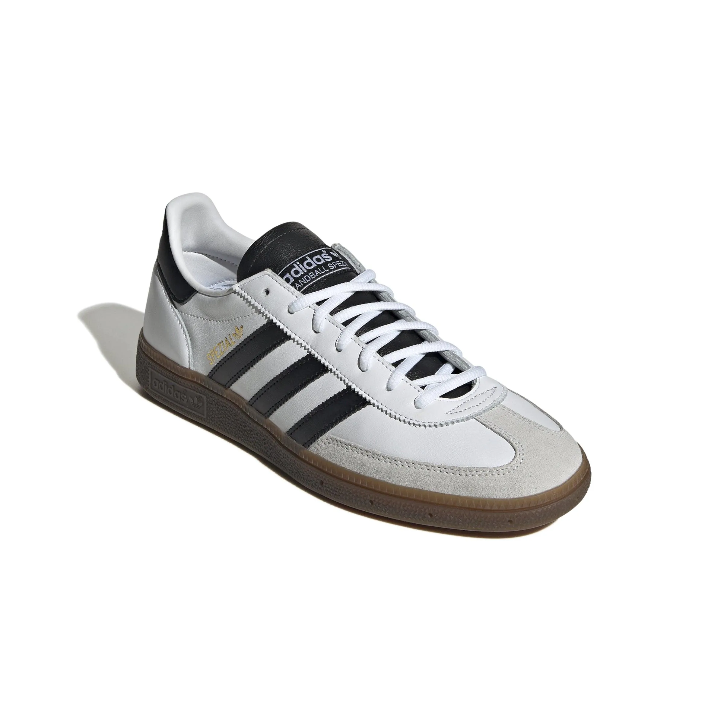 Handball Spezial 'White Black Gum' Adidas Leopard Print Tennis Shoes