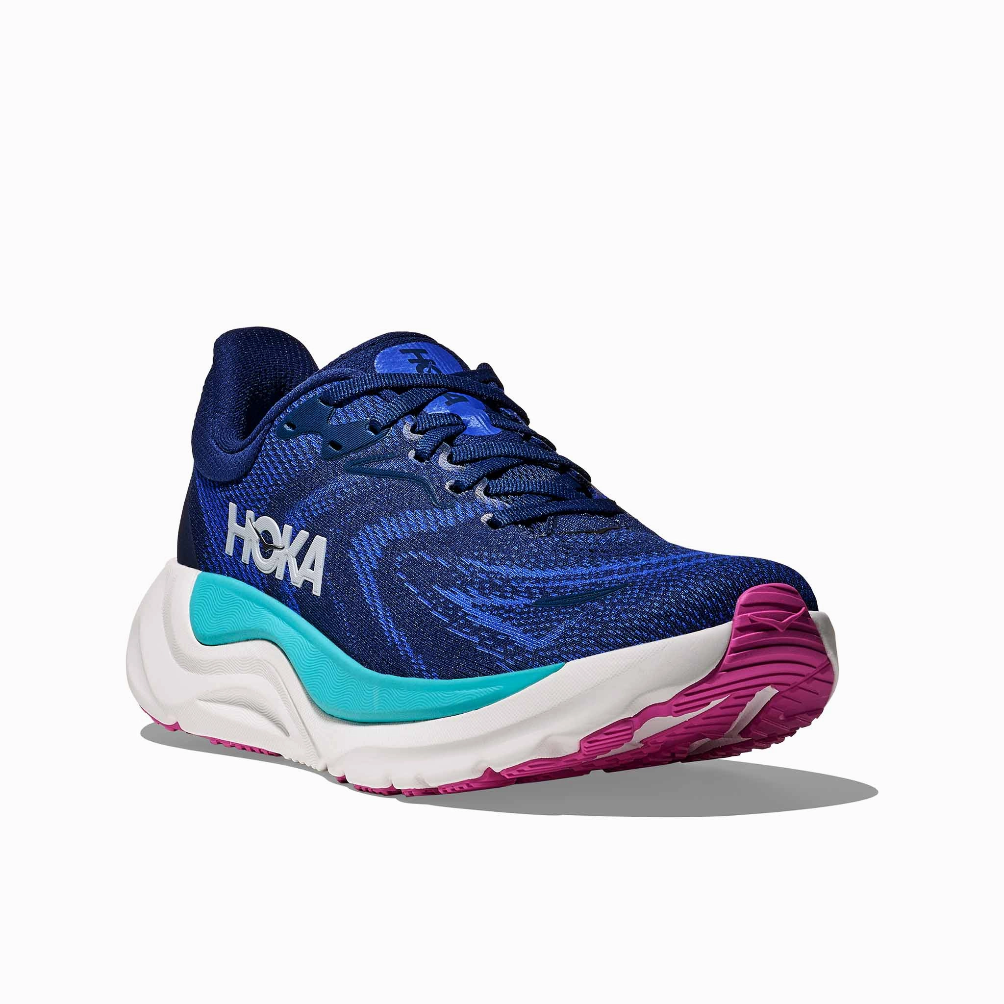 HOKA | Women's Arahi 8 Running Shoes - Midnight Blue/Ultramarine Jim Walmsley Shoes