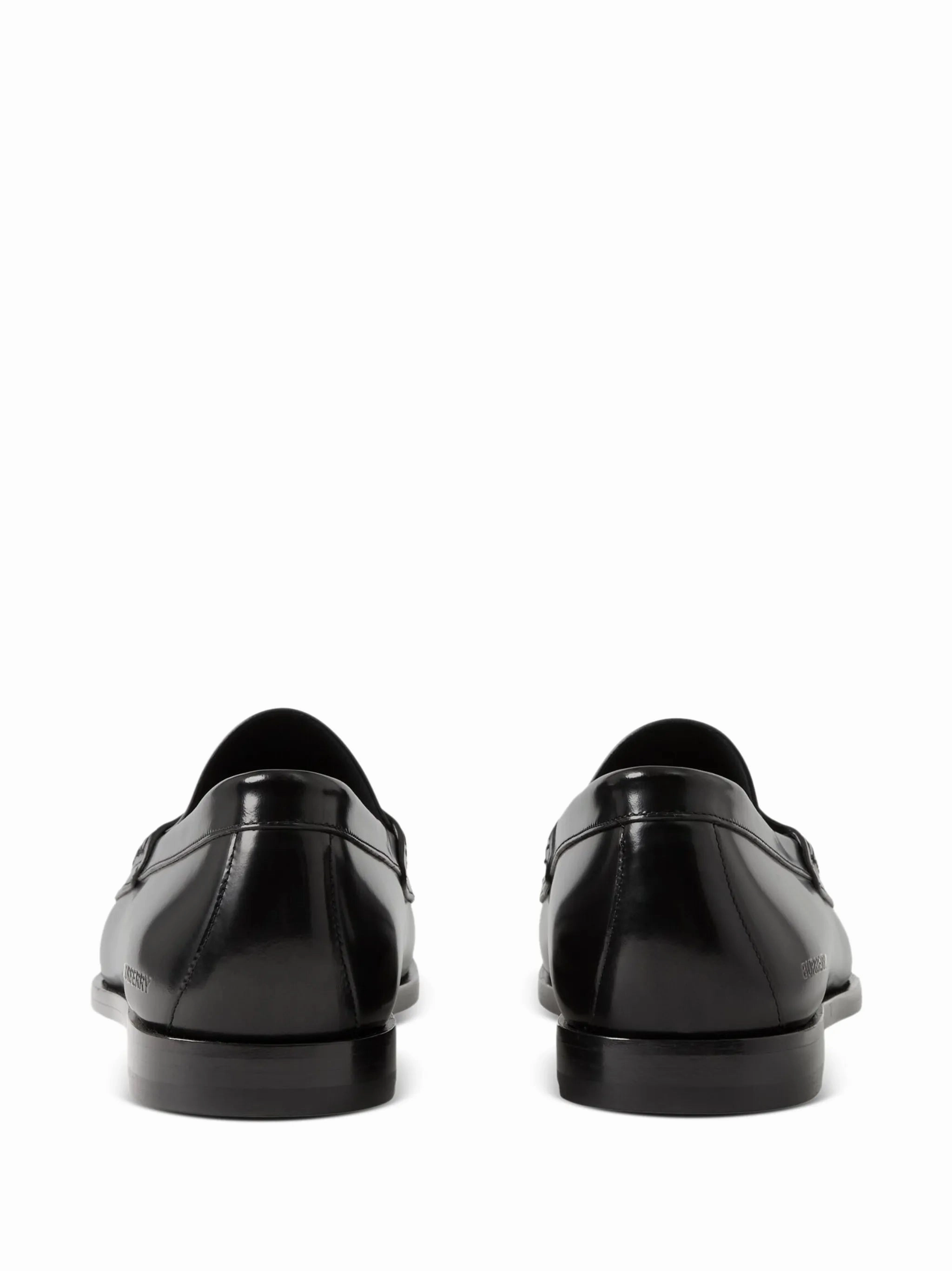 Loafers For Fall coin-detailing logo-debossed leather penny loafers