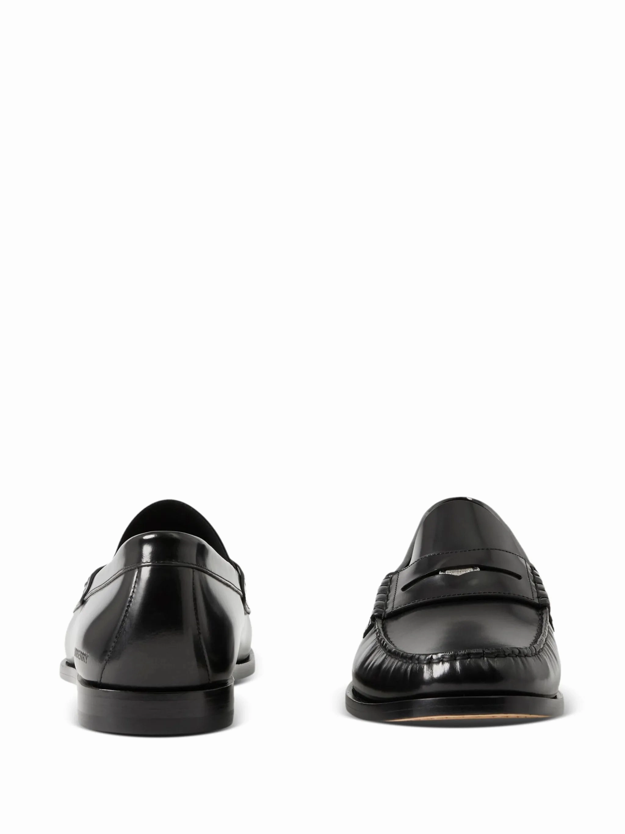 Eastland Penny Loafers coin-detailing logo-debossed leather penny loafers