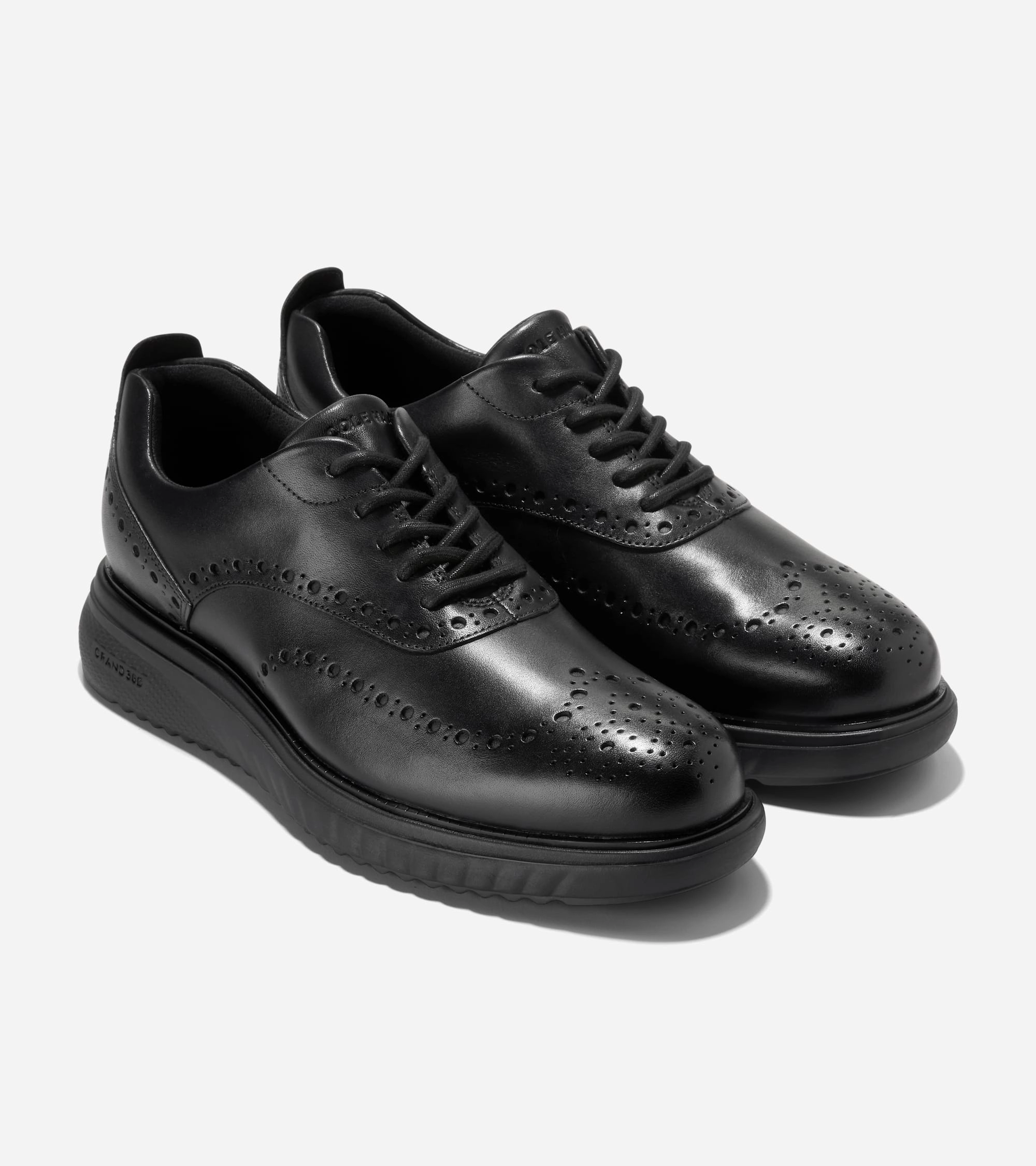 Cole Haan Men's Zerogrand Eon Wingtip Oxfords High Heel Oxford Shoes