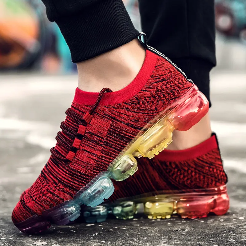 Good Running Shoes For A Beginner Men's Running Shoe with Shock Absorbing Air Soles