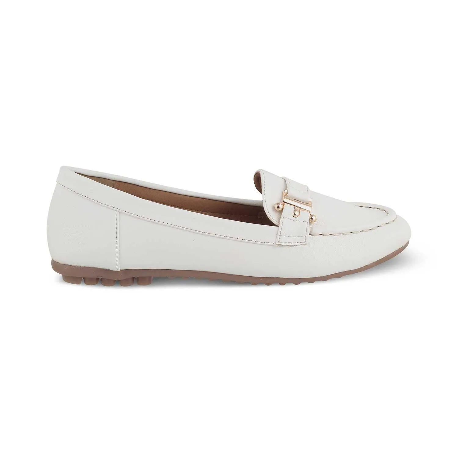 Travel Loafers The Lativa White Women's Dress Loafers Tresmode