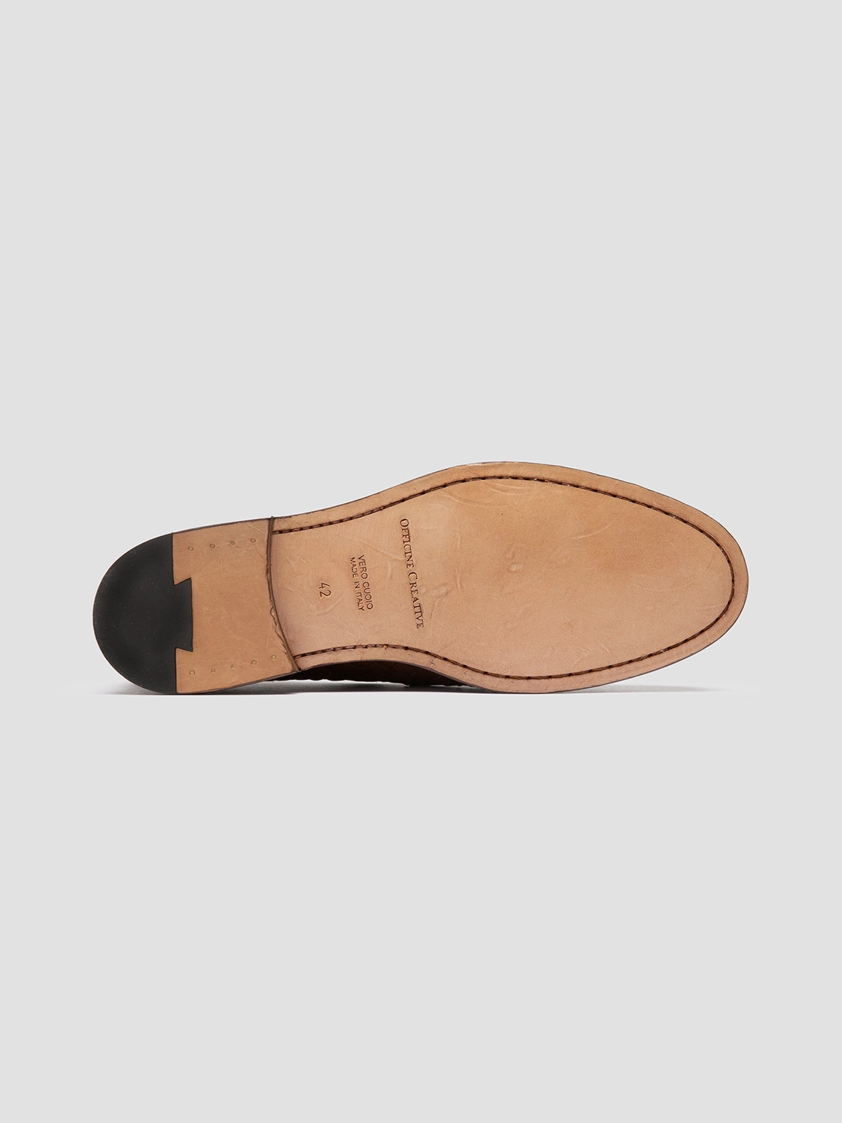 OPERA 003 - Brown Leather Penny Loafers Nine West Heeled Loafers