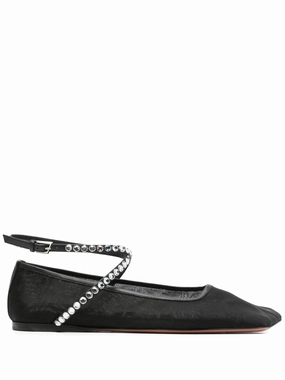 Wearing Flat Shoes Ane mesh ballerina shoes