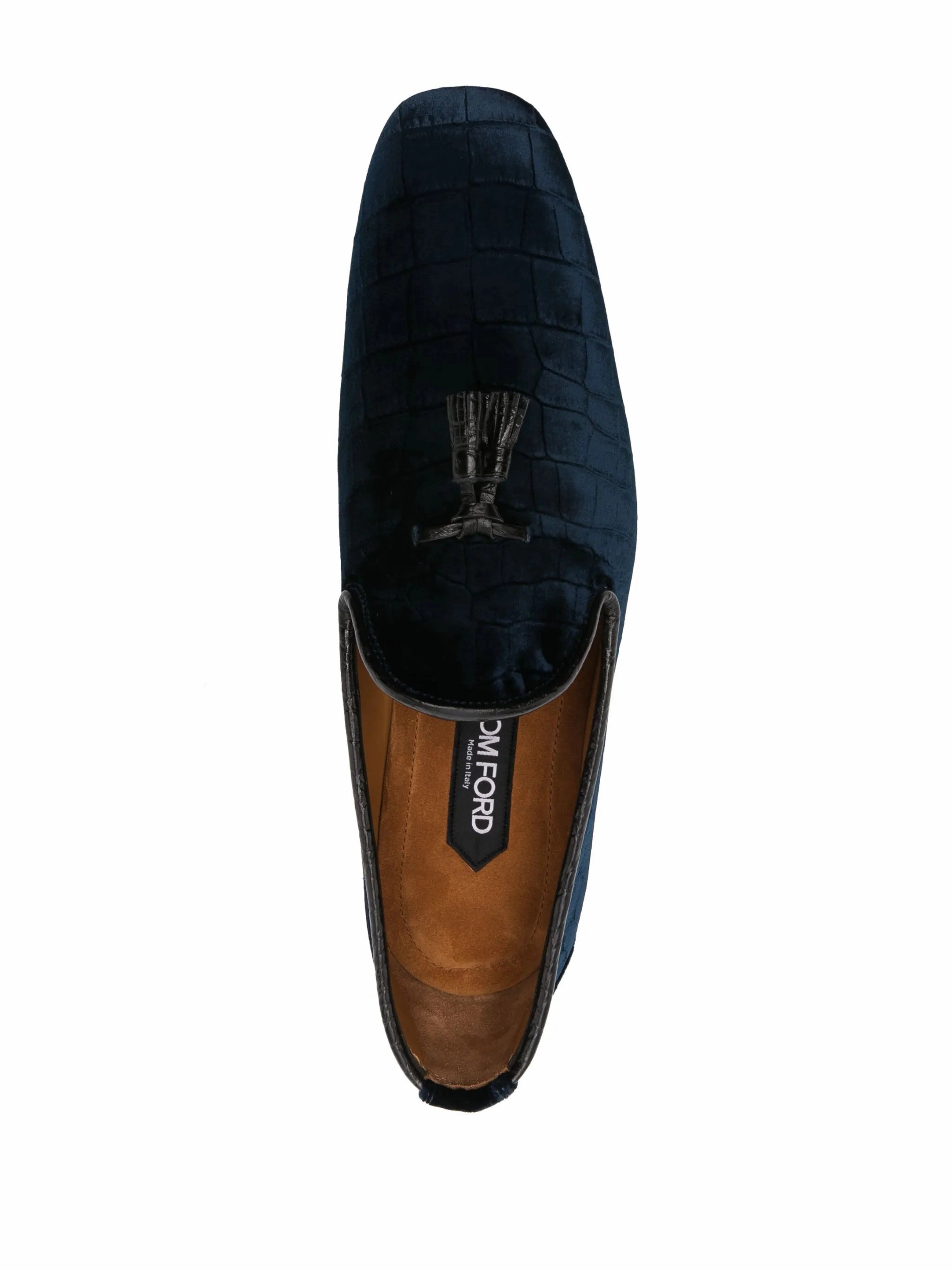 Loafers Flower Baily square-toe velvet loafers