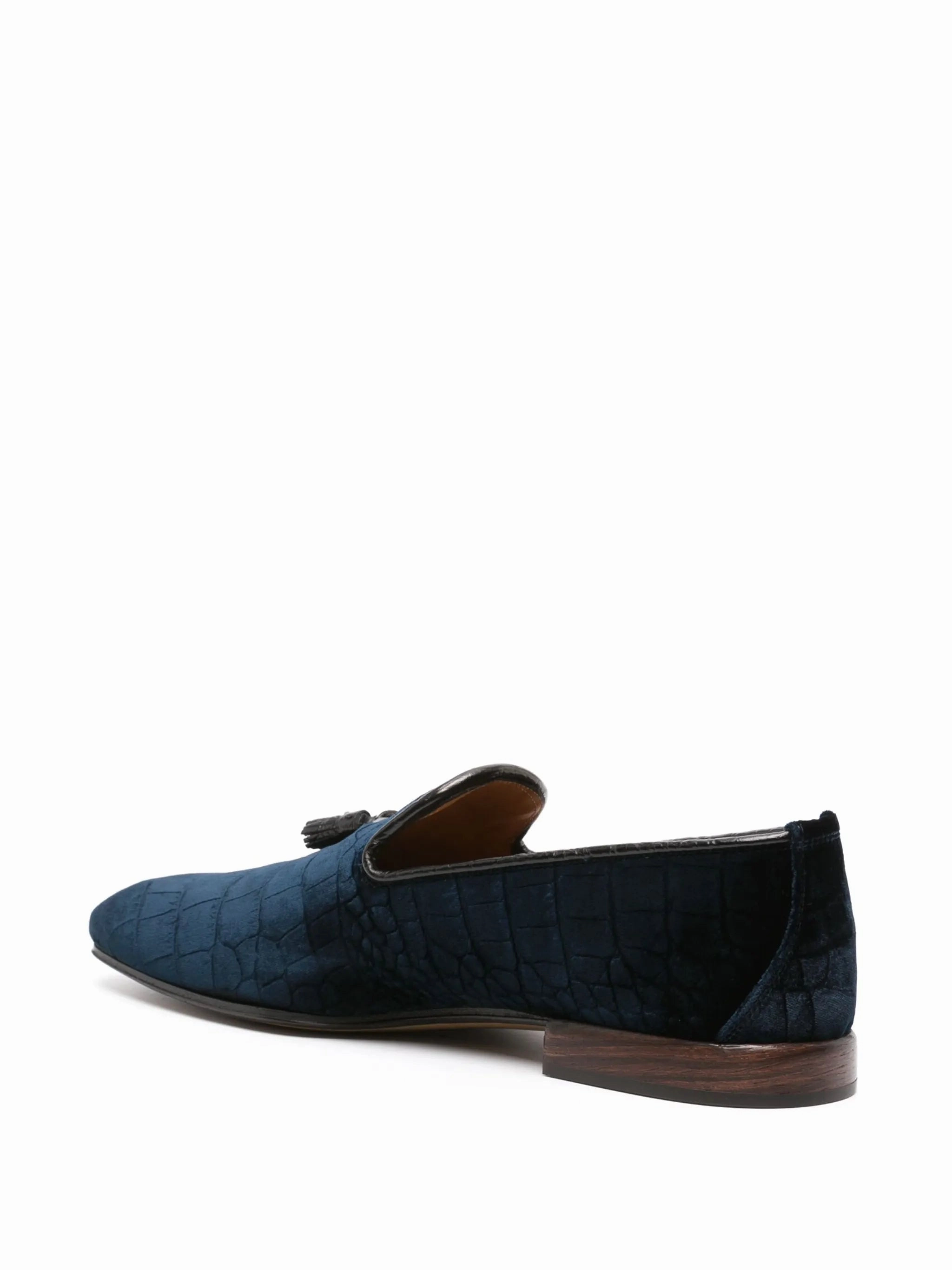 Baily square-toe velvet loafers Union Loafers Stl