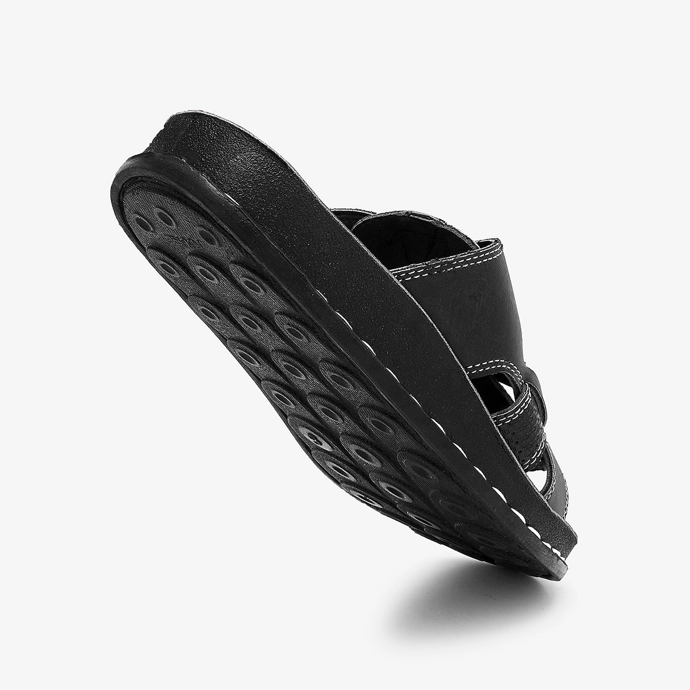 Comfortable Chappals for Men Metallic Platform Oxfords