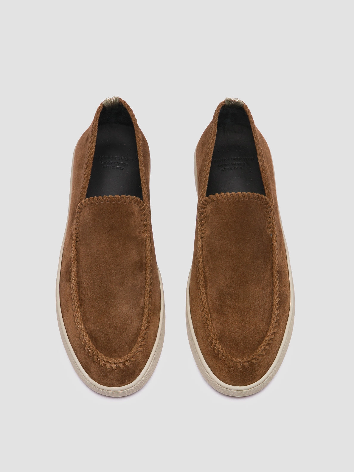 Boots And Loafers HERBIE 011 - Brown Suede Penny Loafers