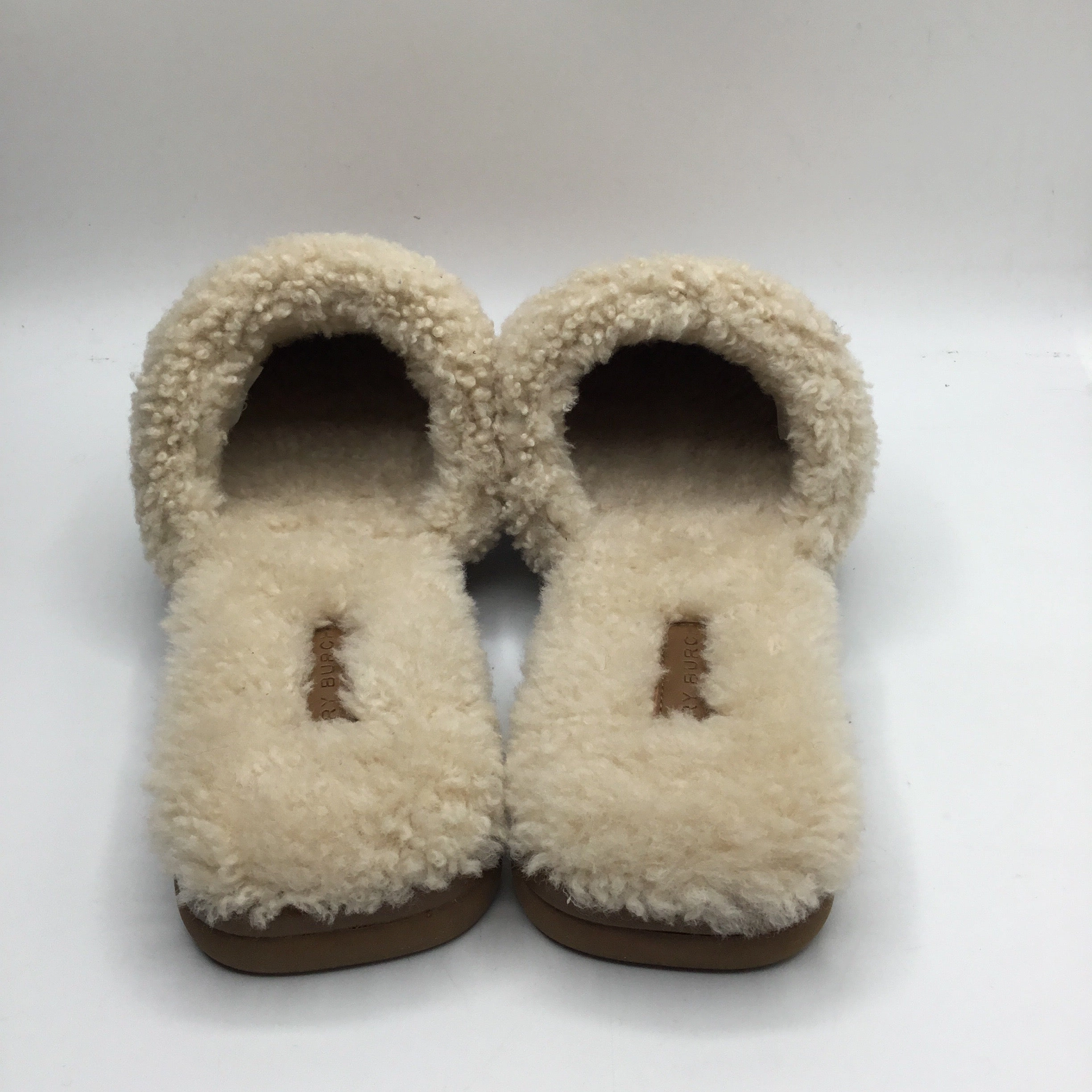 Casual Wear Slippers Slippers By Tory Burch In Tan, Size 8