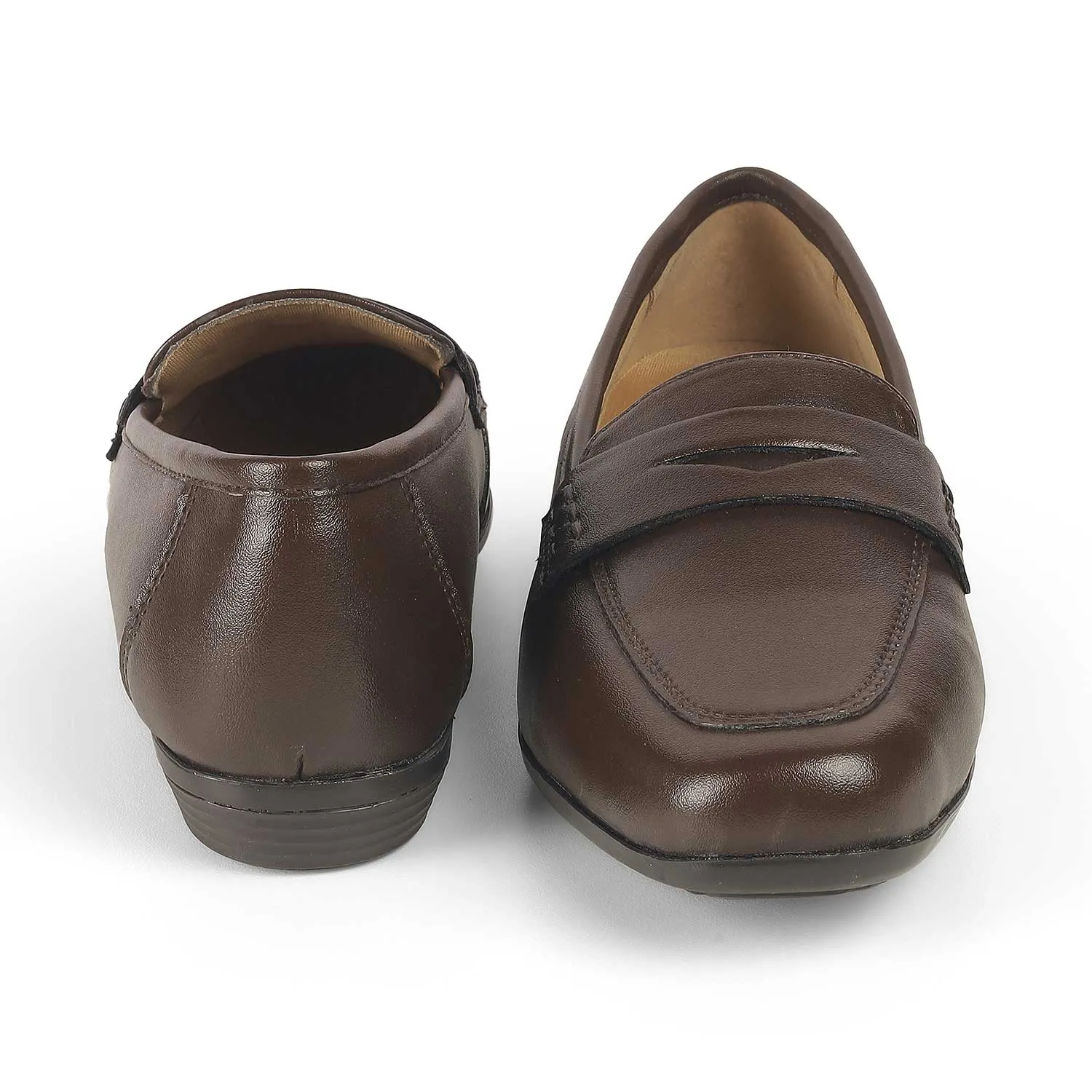 Tresmode Lolap Brown Women's Casual Loafers Lace Up Loafers