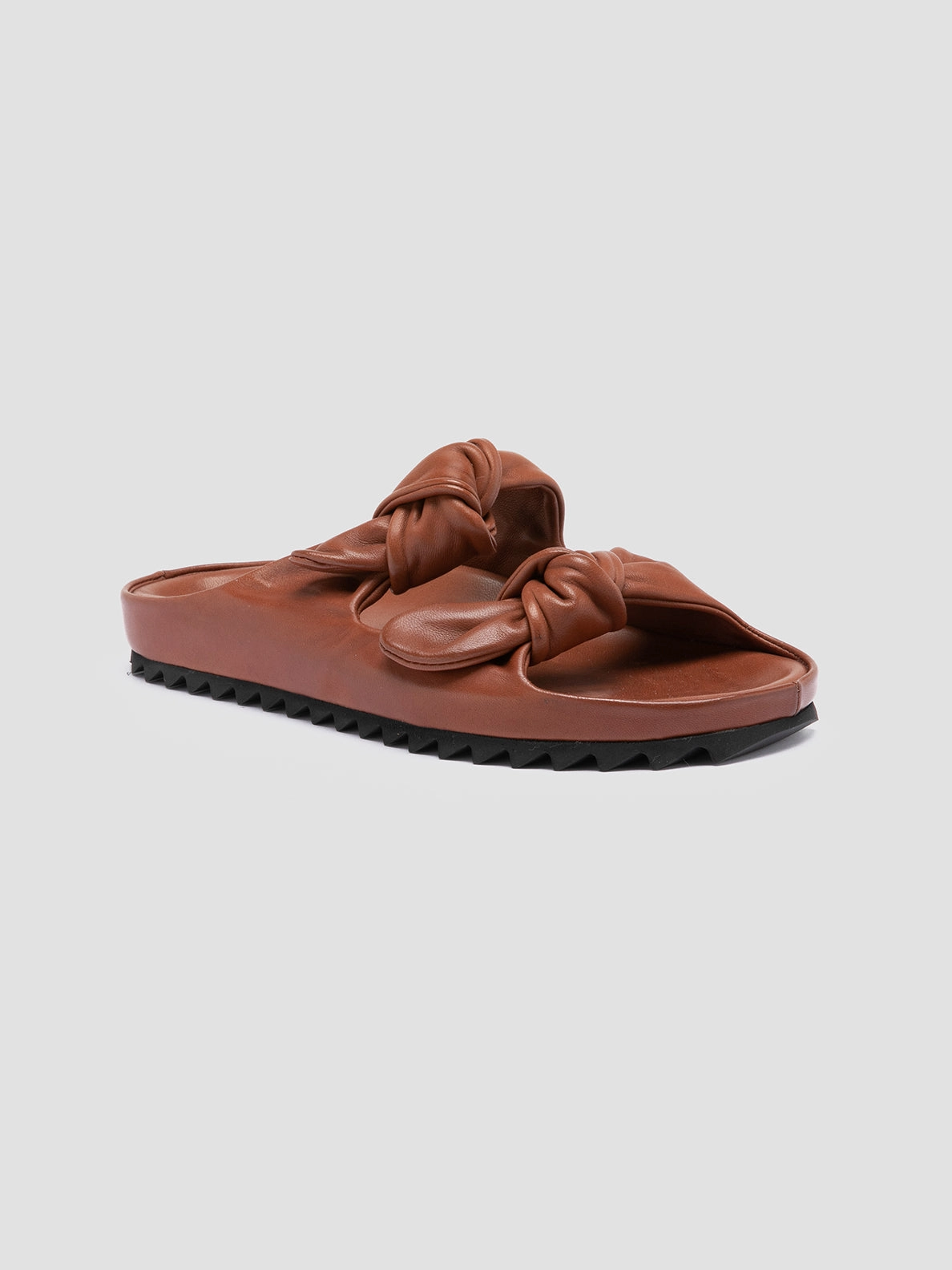 Sandals Usvi PELAGIE 010 - Brown Leather Sandals