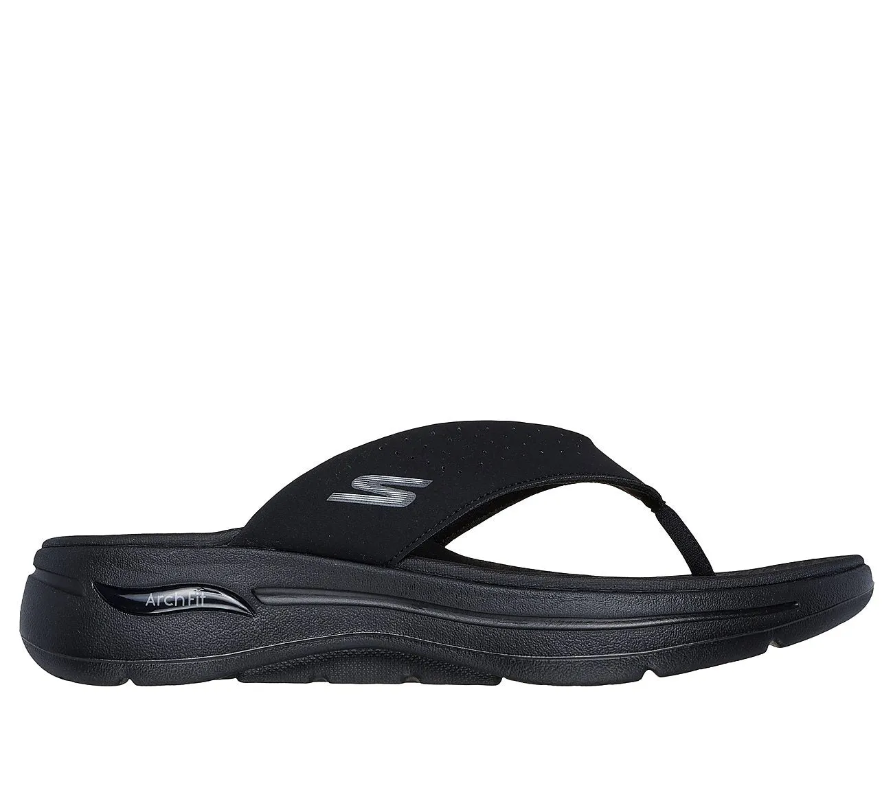 Most Comfortable Walking Sandals ON-THE-GO GOWALK ARCH FIT - SURFACER II - BLACK BLACK