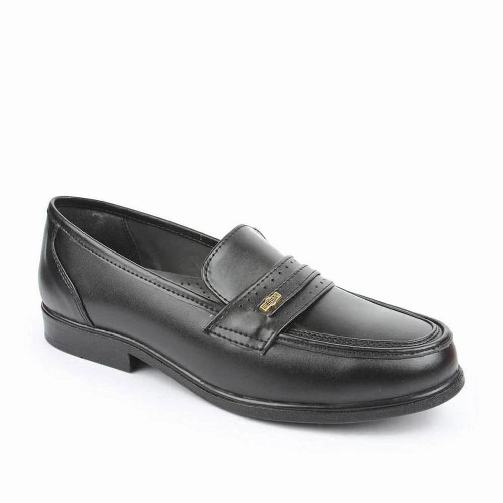Fortune (Black) Classic Loafer Shoes For Men ARMANI By Liberty Bedazzled Loafers